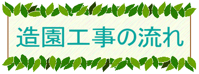 造園工事の流れ 